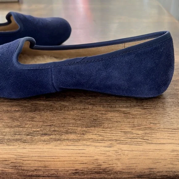 UGG Australia Twilight Blue Suede Alloway Slippers 6US - Picture 8 of 13